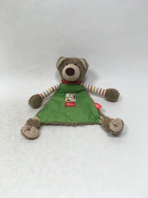 Schnuffeltuch / Schmusetuch Teddy Sigikid stehend 30 cm selten