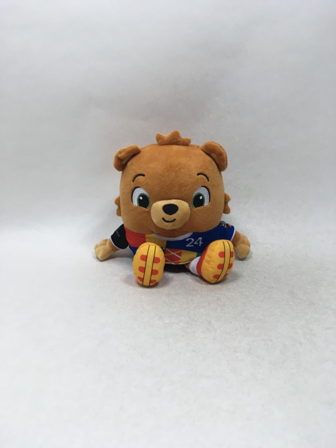 Teddy Offizielles Maskottchen Albärt UEFA EURO Fussball-EM 2024 stehend 27 cm selten