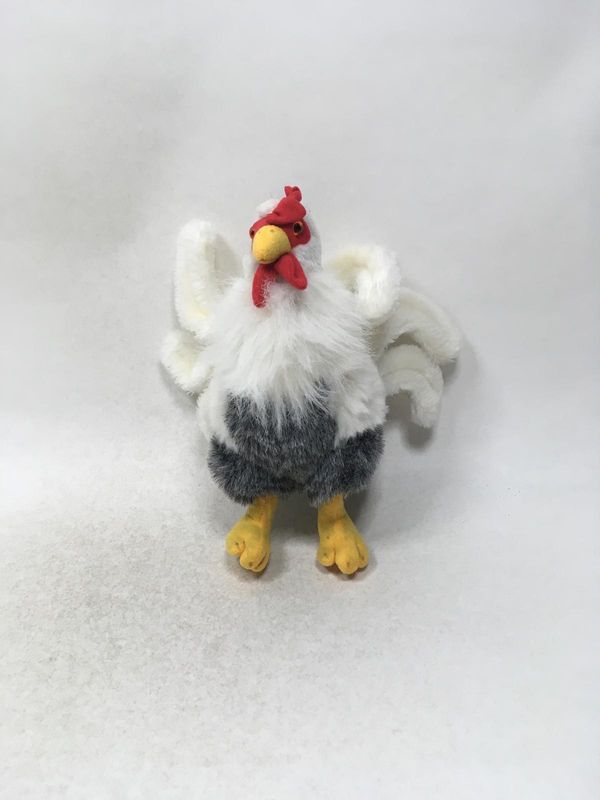 Huhn Hahn Knuffel stehend 28 cm Mega selten