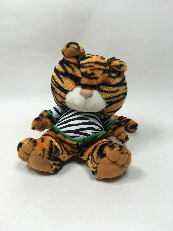 Tiger Knuffel sitzend 28 cm Vintage Sammlerstück