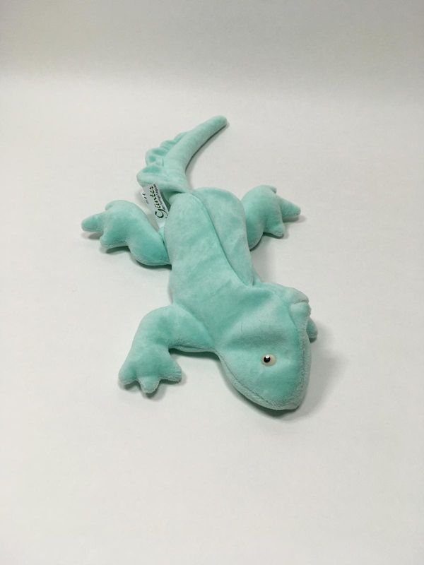 Perlsacktier Günter der listige Leguan liegend 48 cm Kult