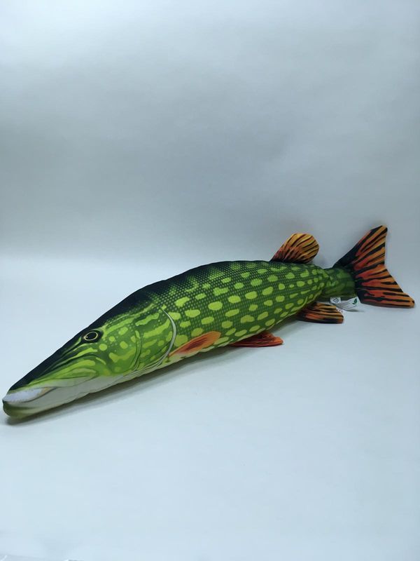 Fisch Gaby Hecht liegend 80 cm selten