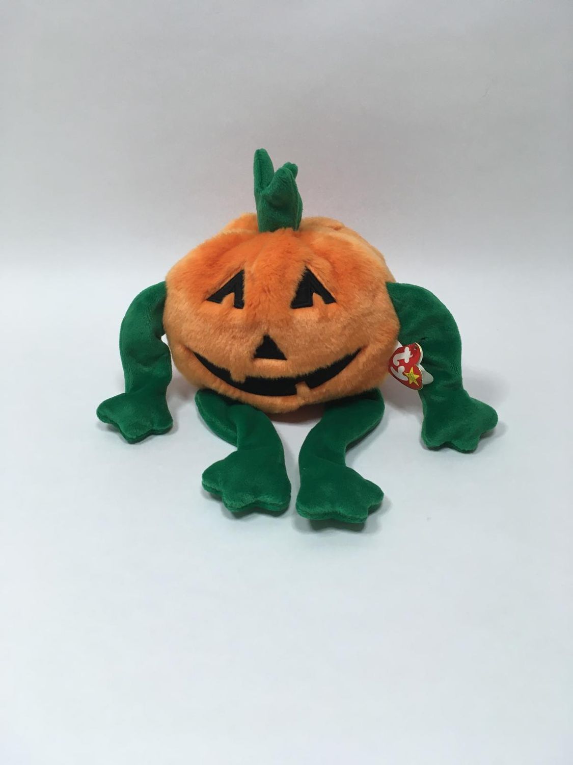 TY Kürbis stehend 35 cm selten mit Etikett