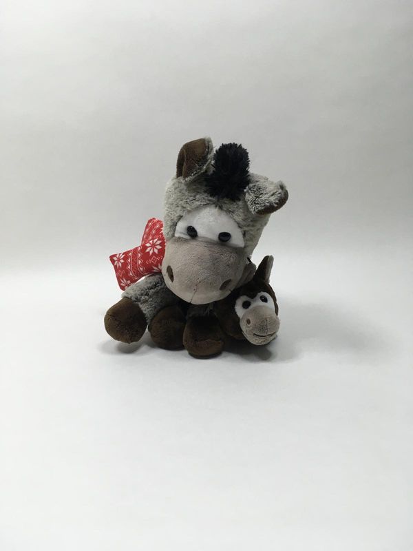 Esel Weltbild sitzend 30 cm Sammlerstück