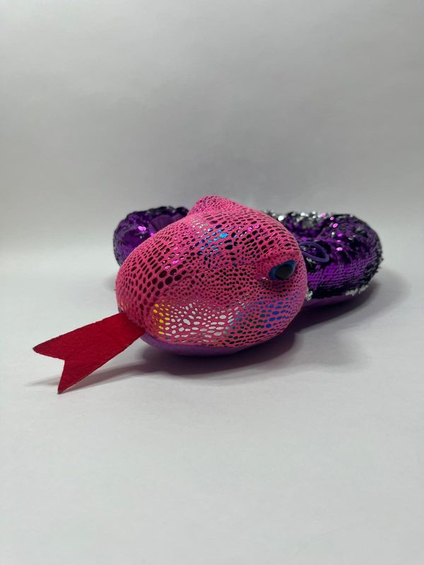 Schlange Knuffel liegend 140 cm selten