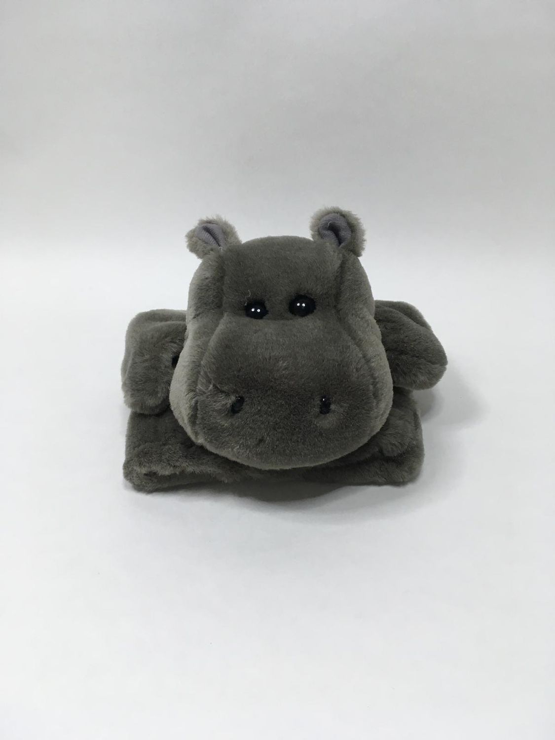 Nilpferd Handpuppe Knuffel stehend 30 cm selten