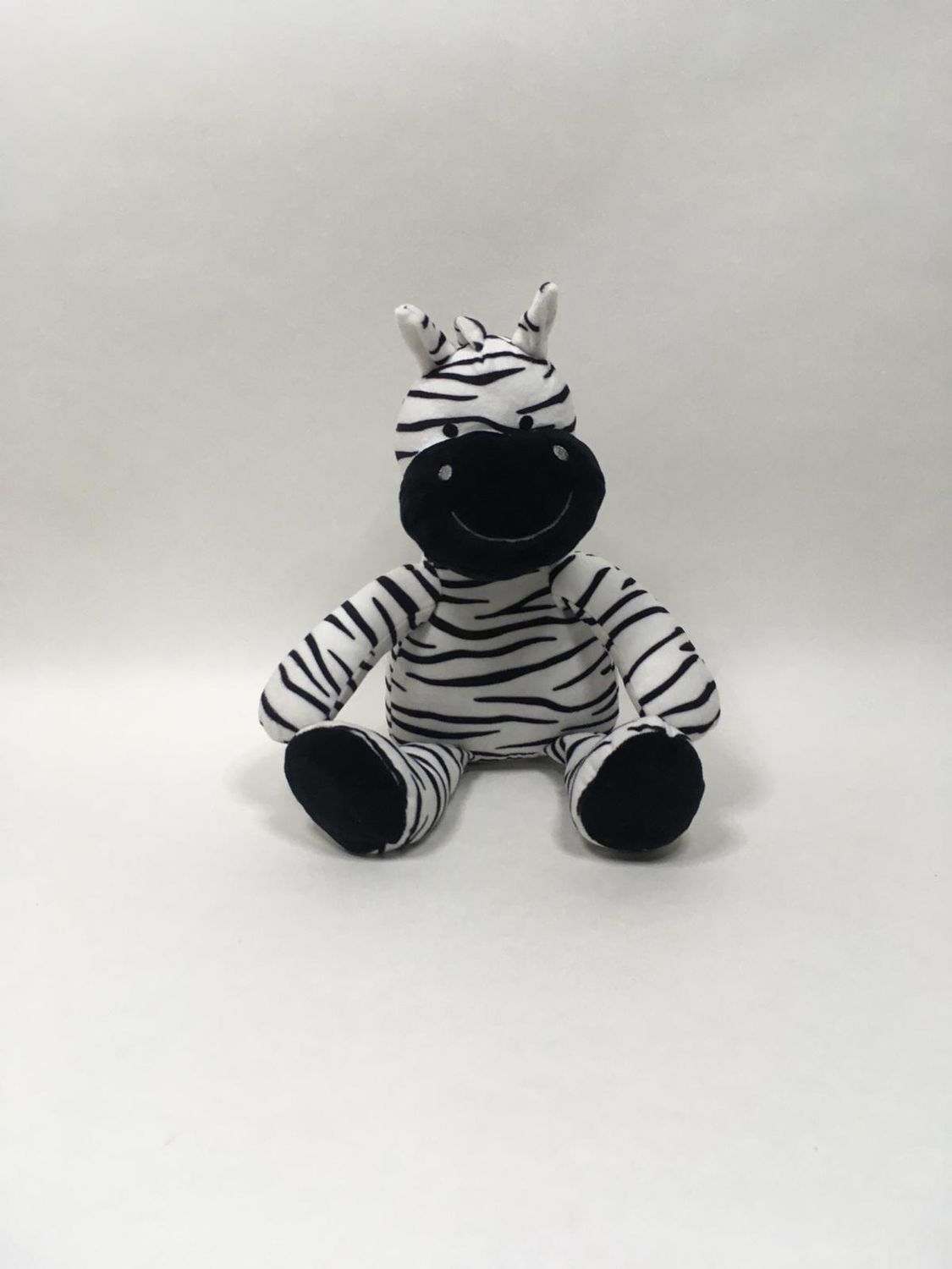 Zebra Knuffel stehend 38 cm selten