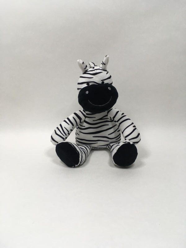 Zebra Knuffel stehend 38 cm selten