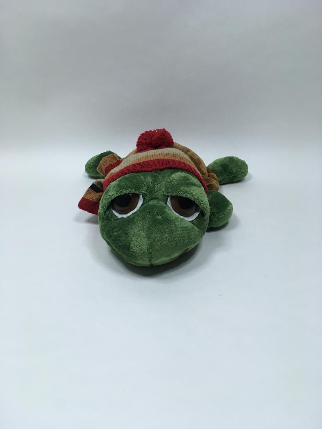 Schildkröte Russ liegend 40 cm Sammlerstück