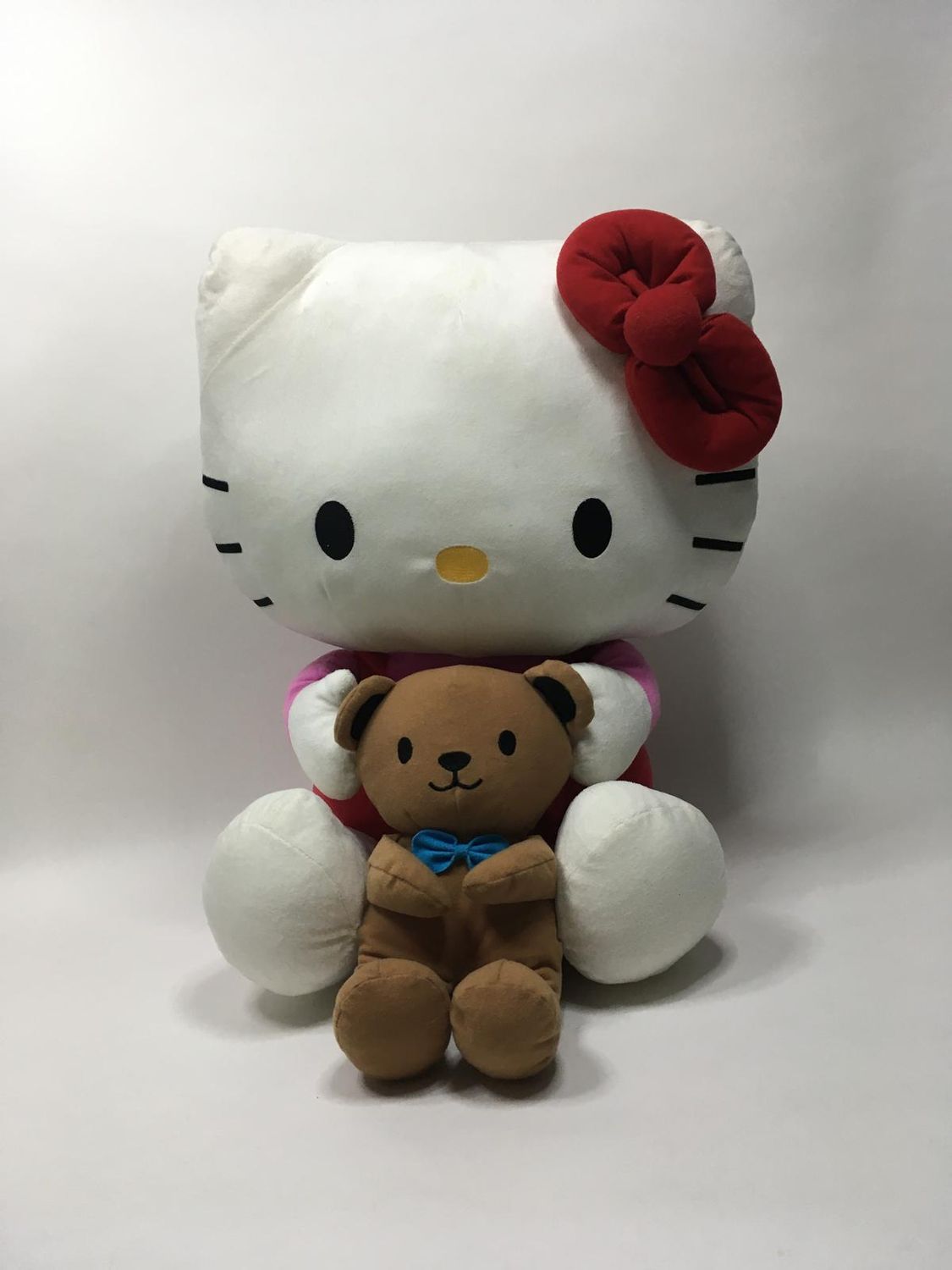 XXL Hello Kitty Katze Sanrio sitzend 50 cm 1,15 kg Sammlerstück