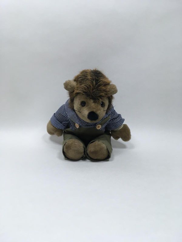 Igel Knuffel stehend 33 cm selten