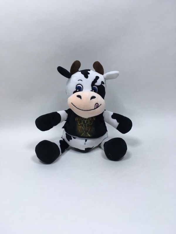 Kuh Wacken Schädel Wear sitzend 25 cm Sammlerstück