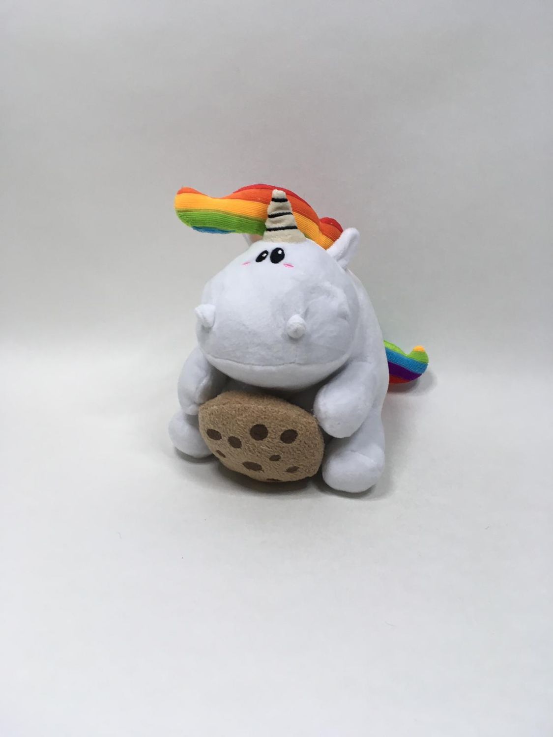 Einhorn Pummeleinhorn mit Keks sitzend 30 cm Sammlerstück