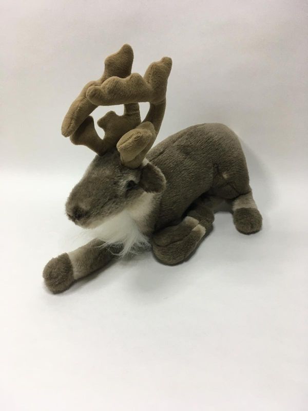 Elch Knuffel liegend 43 cm selten