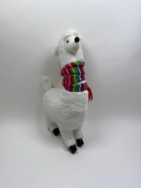 Lama Alpaka Knuffel stehend 41 cm sehr selten