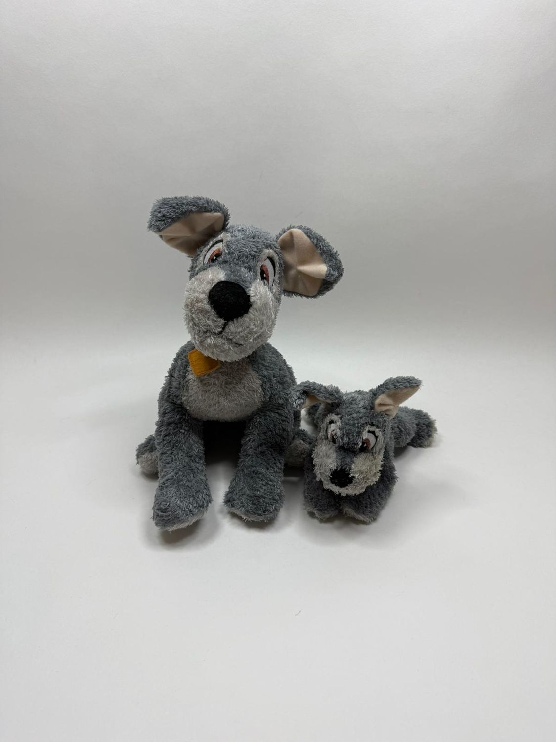 Disney Store Original Susi und Strolch Hund mit Baby stehend 30 cm Sammlerstück