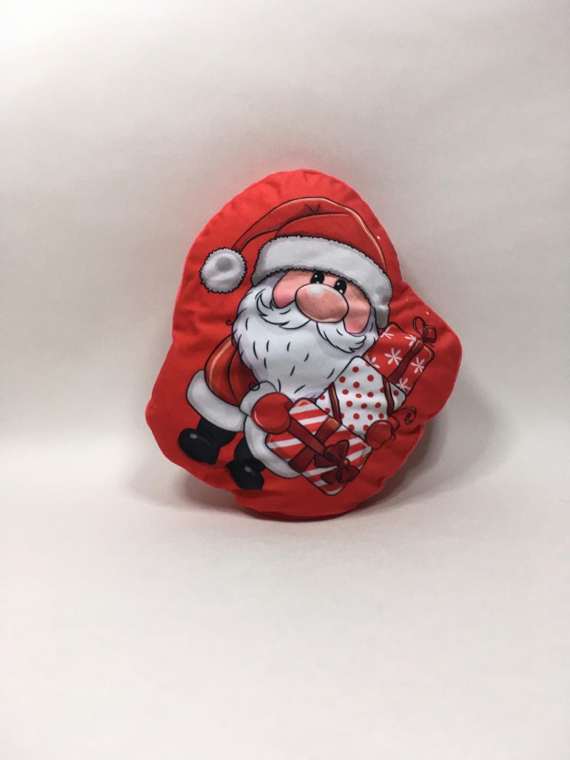 Deko Kissen Nikolaus Weihnachtsmann Home Deco stehend 38*30 cm selten