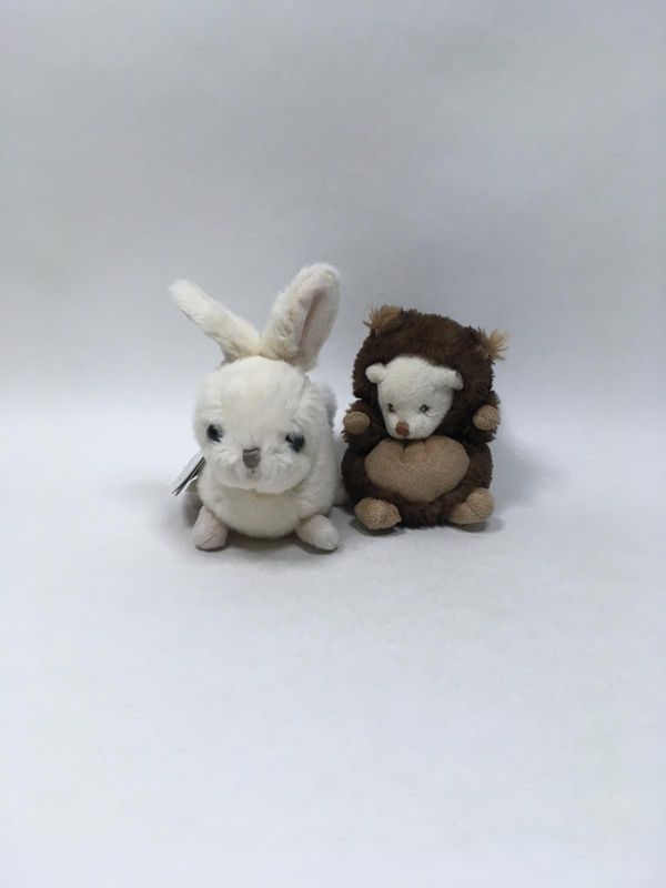 Eichhörnchen Ziggy und Hase Zeus Barbara Bukowski stehend 15 cm Sammlerstück mit Etikett