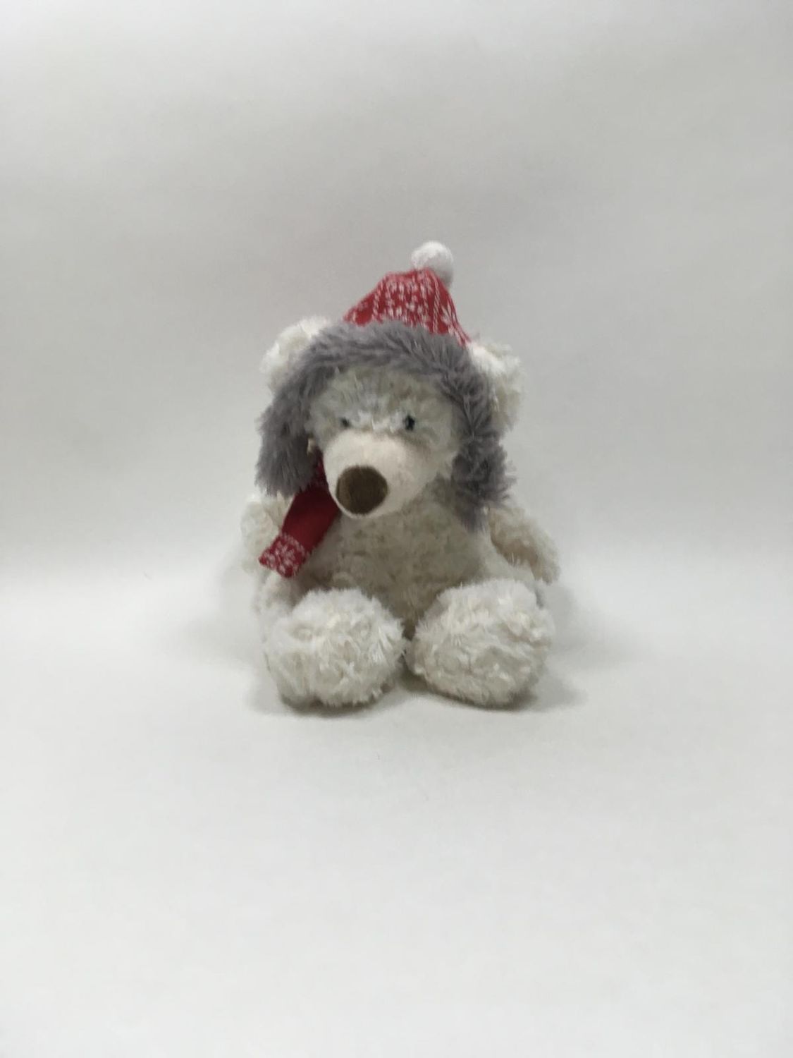 Eisbär Knuffel sitzend 25 cm Mega selten