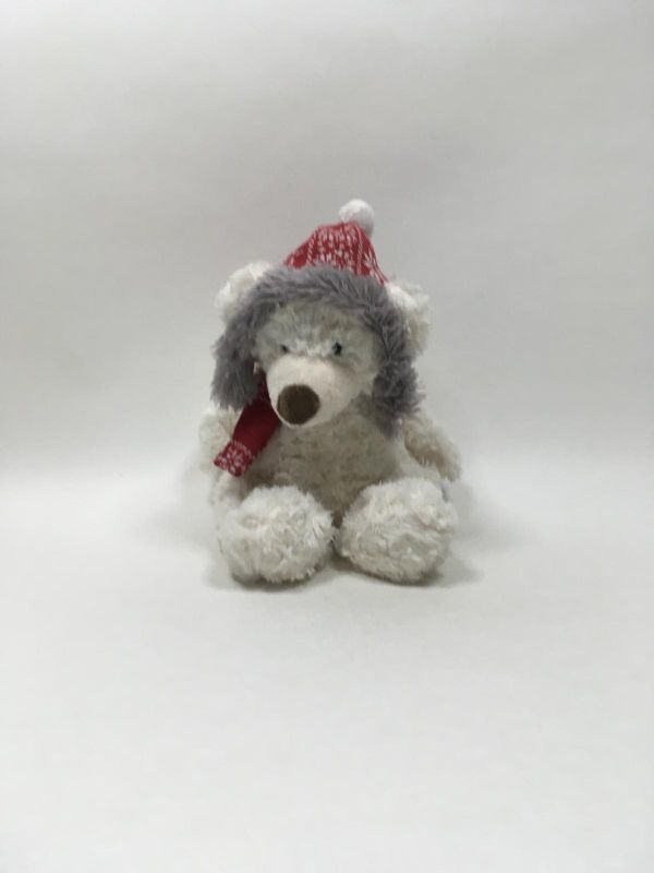 Eisbär Knuffel sitzend 25 cm Mega selten