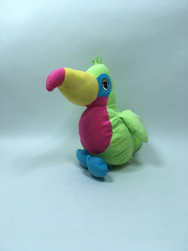 Papagei Tukan Rasehorn stehend 45 cm selten