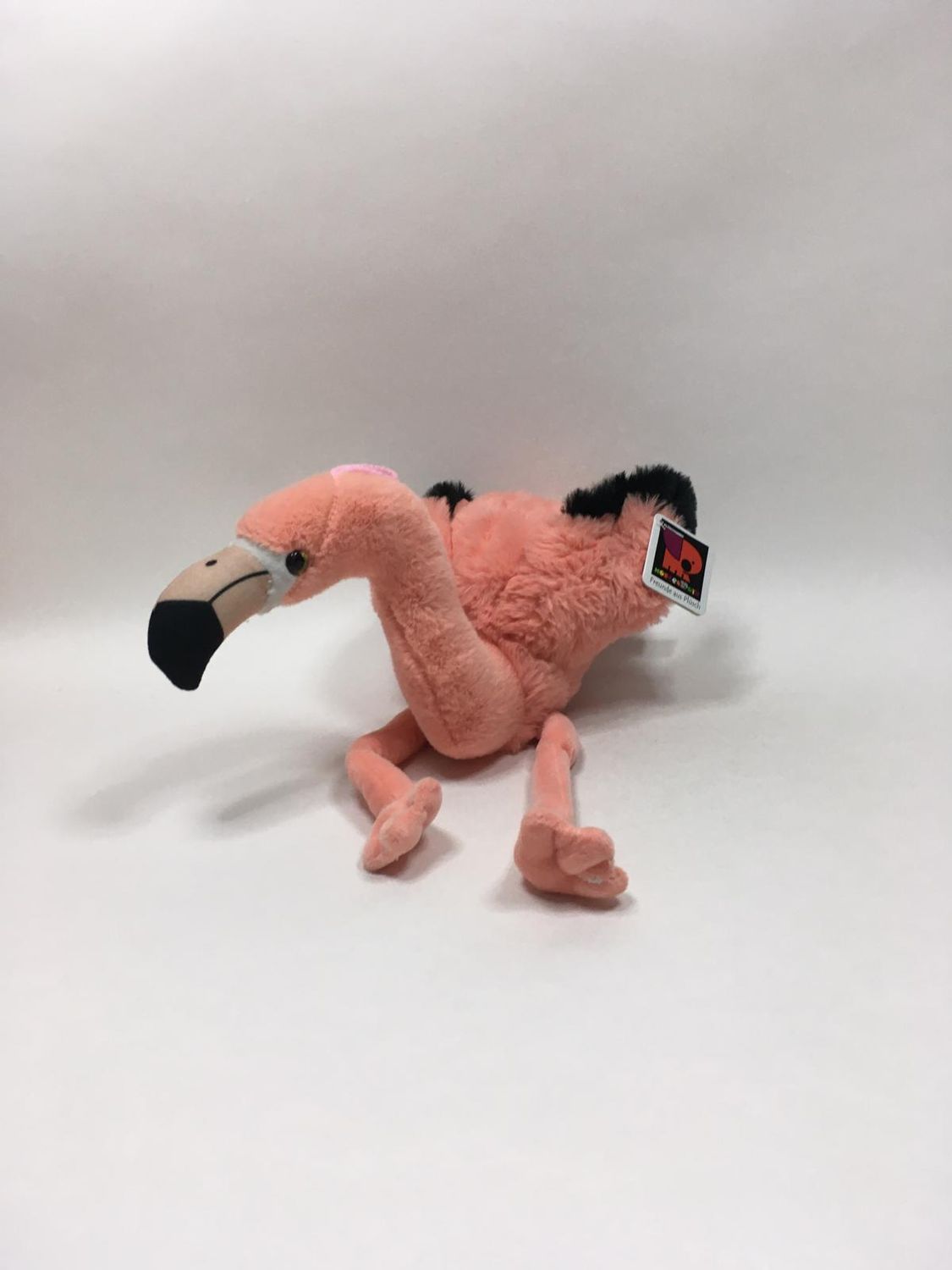 Flamingo Morgenroth stehend 43 cm Neuwertig mit Etikett