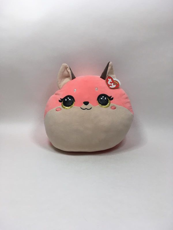 TY Squish-a-Boo Fuchs Roxie stehend 33 cm selten mit Etikett