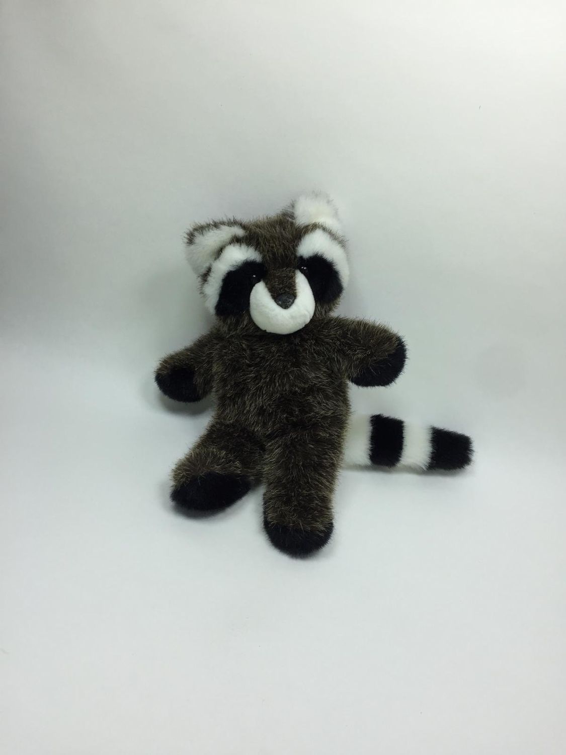 Waschbär Knuffel stehend 43 cm selten