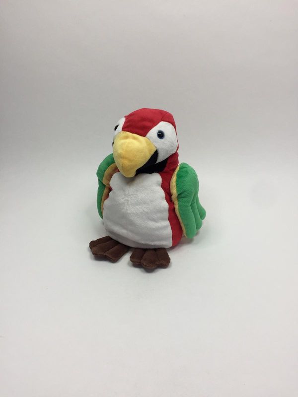 Papagei Handpuppe Toy Time stehend 25 cm sehr selten