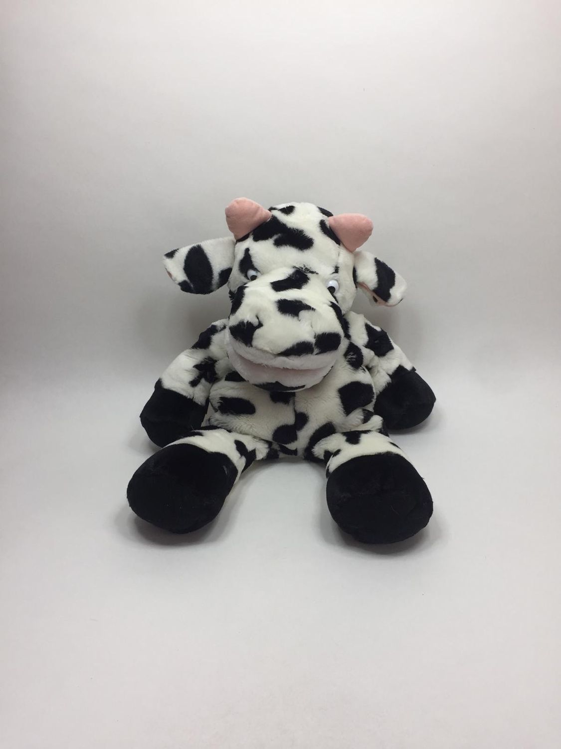 Kuh Handpuppe XL Knuffel stehend 58 cm Rarität