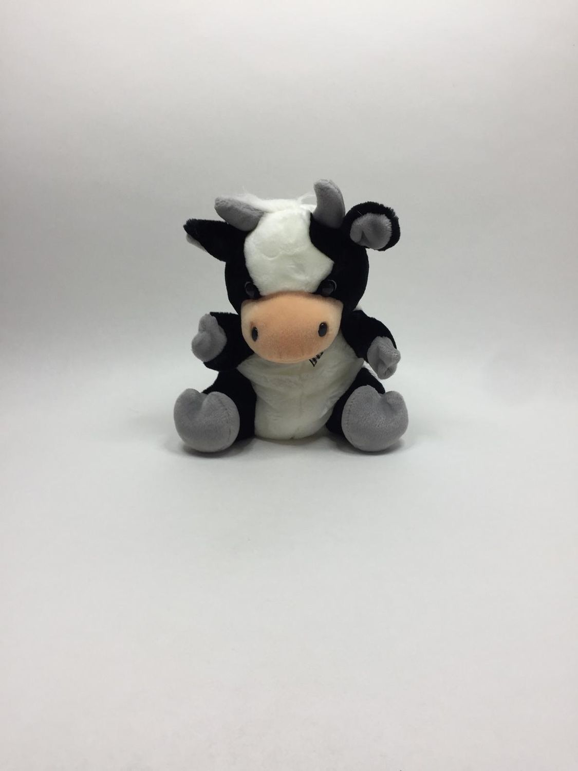 Kuh Handpuppe Centor sitzend 28 cm selten