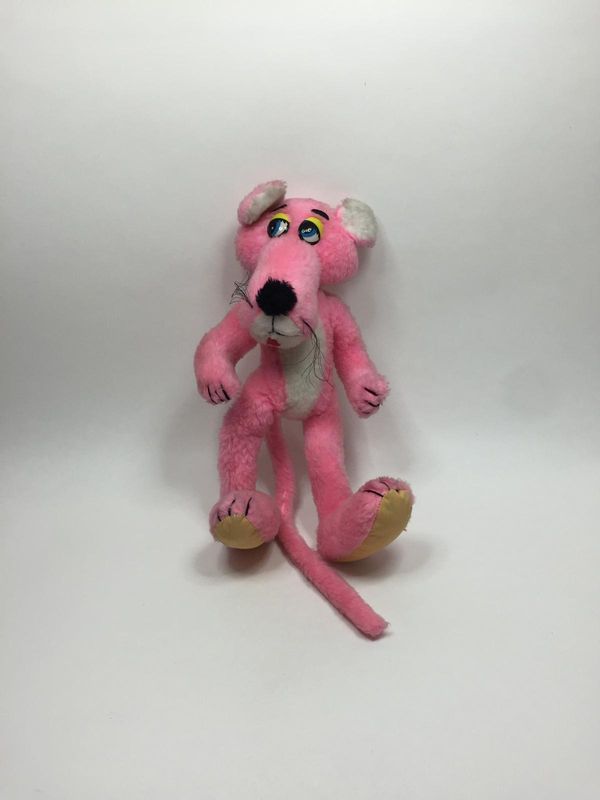 Pink Panther Knuffel stehend 40 cm Sammlerstück