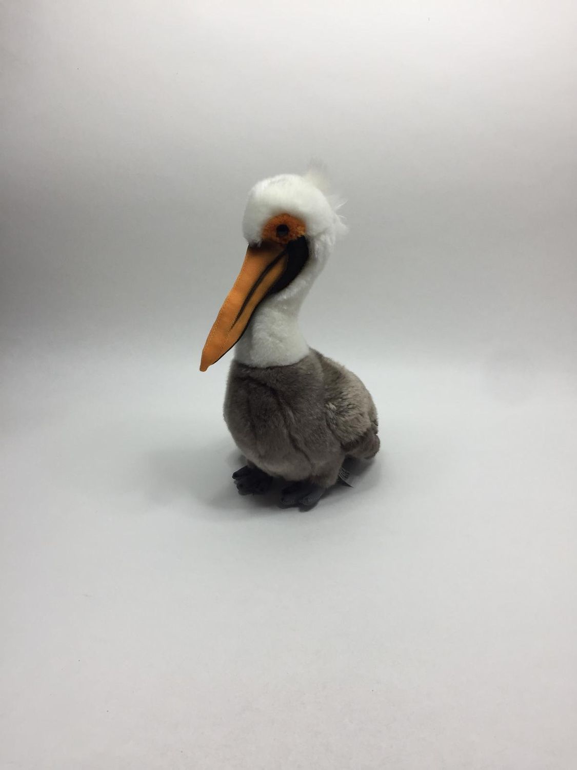 Vogel Pelikan Uni-Toys stehend 33 cm sehr selten