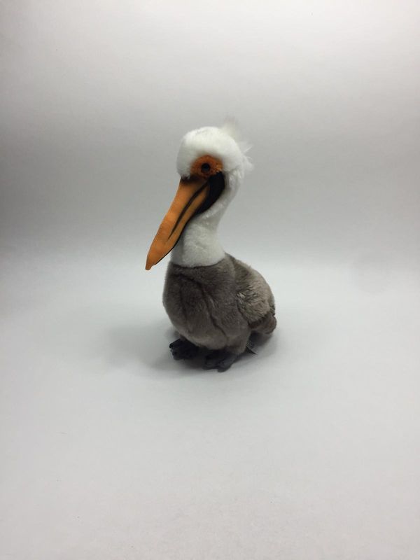 Vogel Pelikan Uni-Toys stehend 33 cm sehr selten