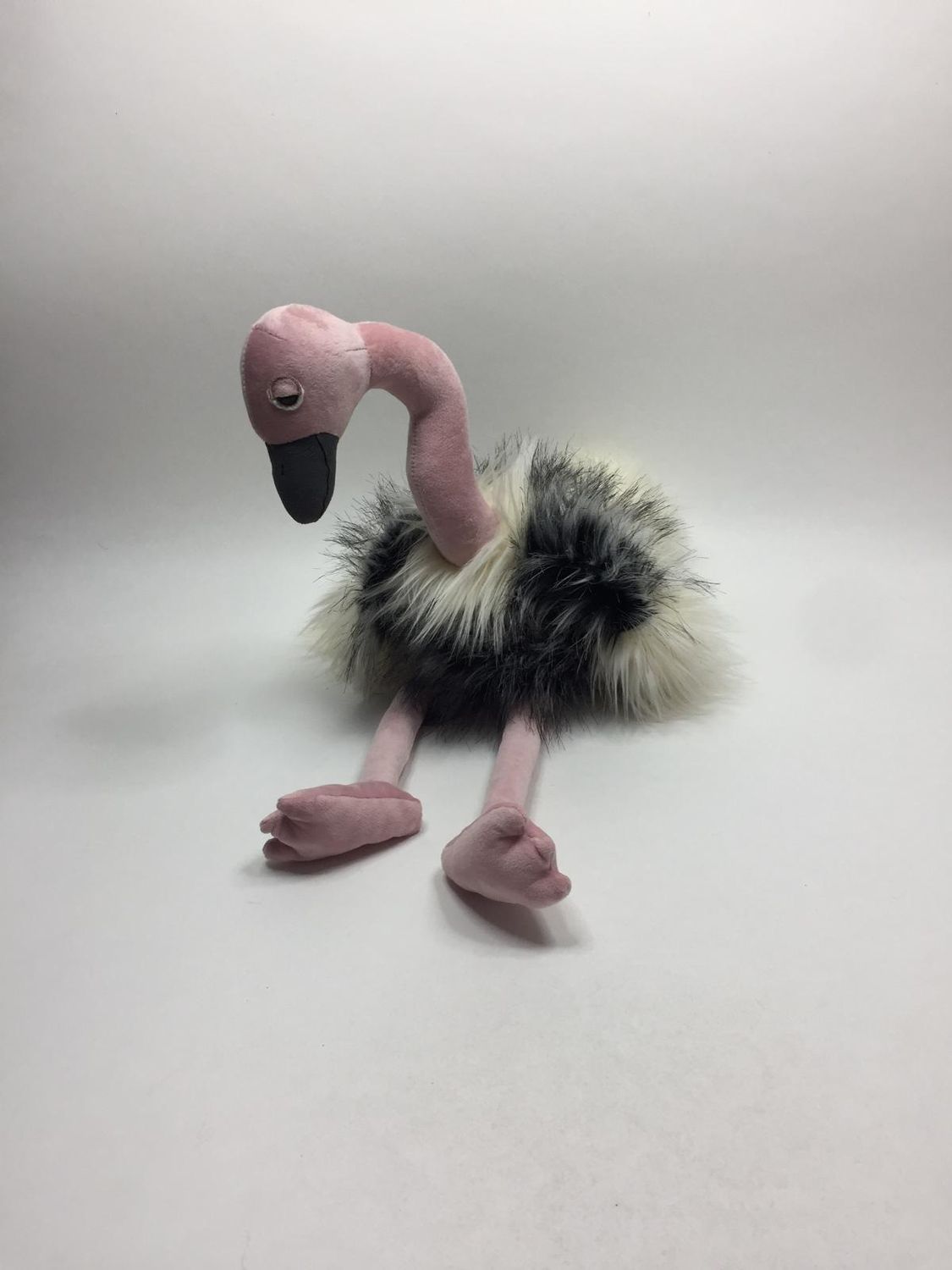 Strauß Jellycat "Ramonda Ostrich" stehend 56 cm Neuwertig mit Etikett
