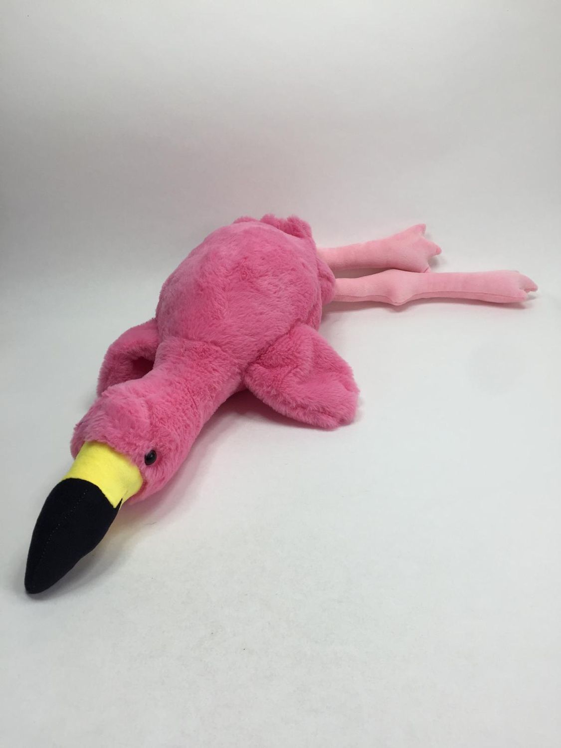 Flamingo Knuffel liegend 88 cm sehr selten