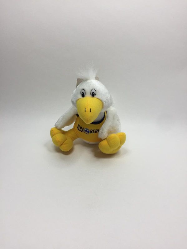 Albatross Maskottchen Alba Berlin Alba sitzend 22 cm Sammlerstück Neuwertig mit Etikett