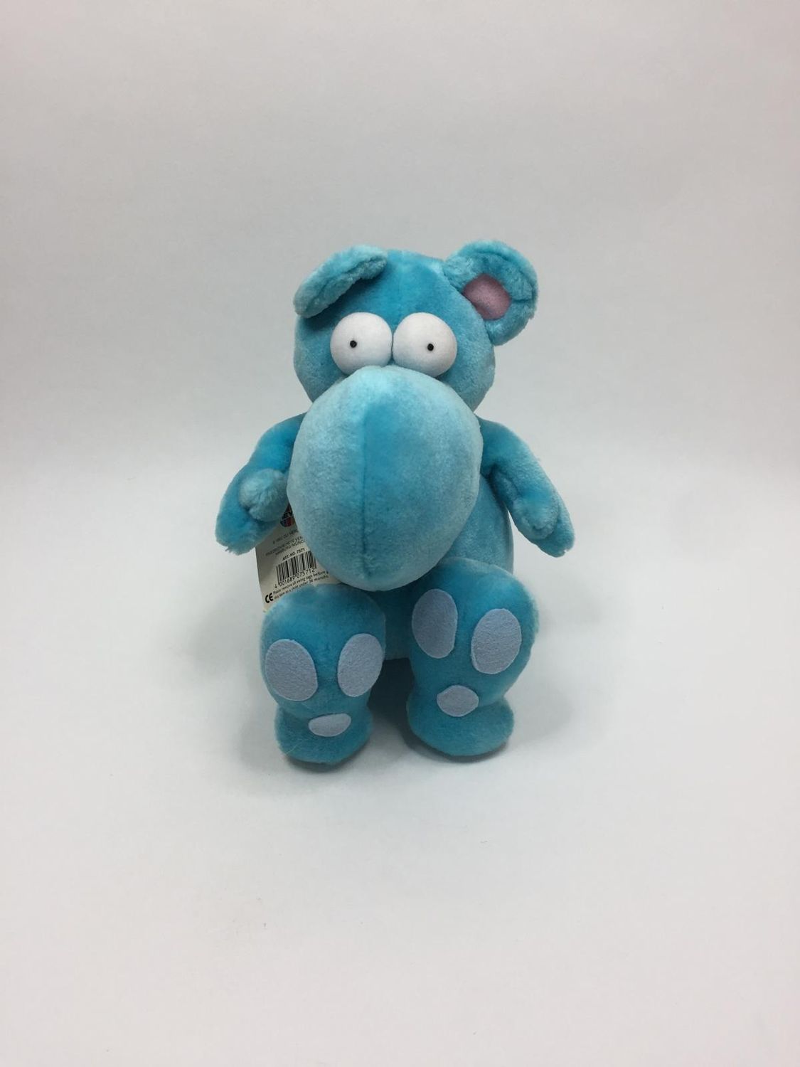 Nilpferd Heye sitzend 23 cm Rarität mit Etikett