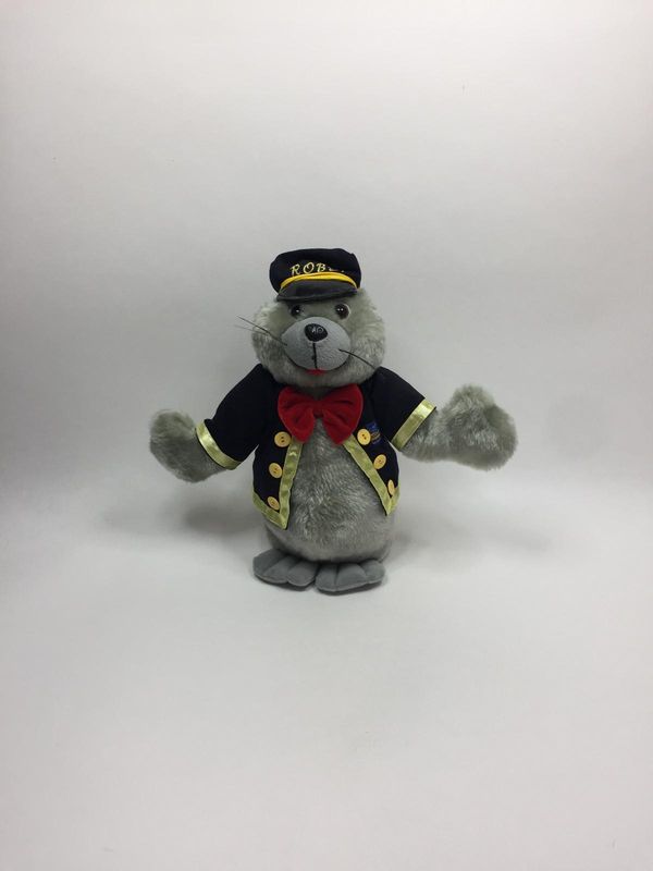 Robbe Robby Maskottchen Die Nordsee PTS stehend 35 cm selten Robbe Robby Maskottchen Die Nordsee PTS stehend 35 cm selten