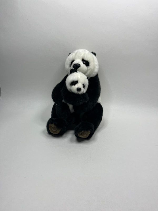 WWF Panda mit Baby sitzend 30 cm Sammlerstück WWF Panda mit Baby sitzend 30 cm Sammlerstück