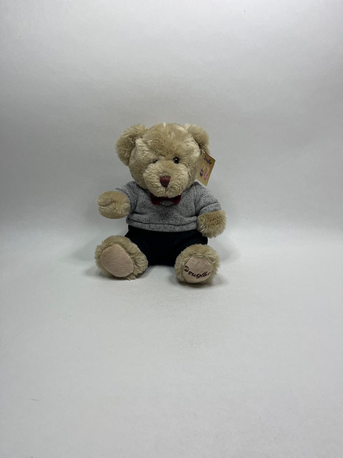 Teddy Douglas sitzend 23 cm Sammlerstück Neuwertig mit Etikett