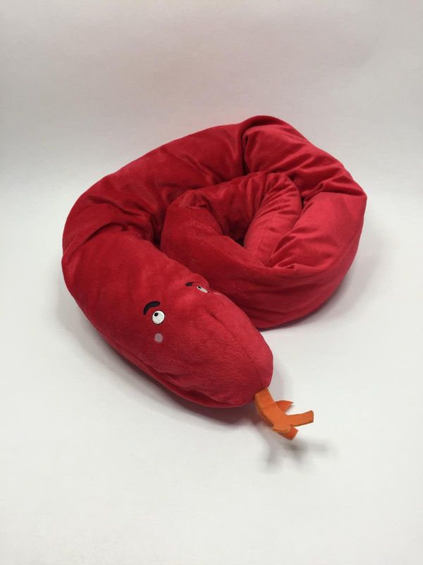 Schlange Knuffel liegend 80 cm sehr selten