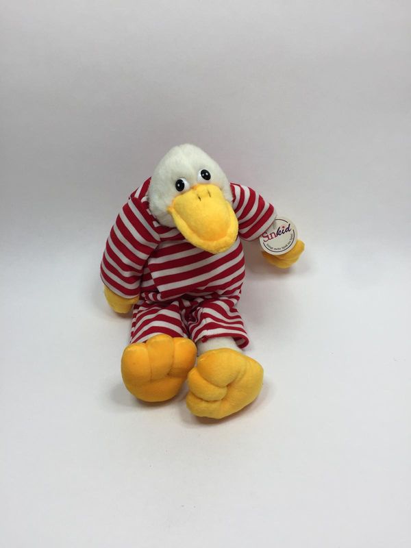 Ente Sunkid stehend 33 cm selten mit Etikett