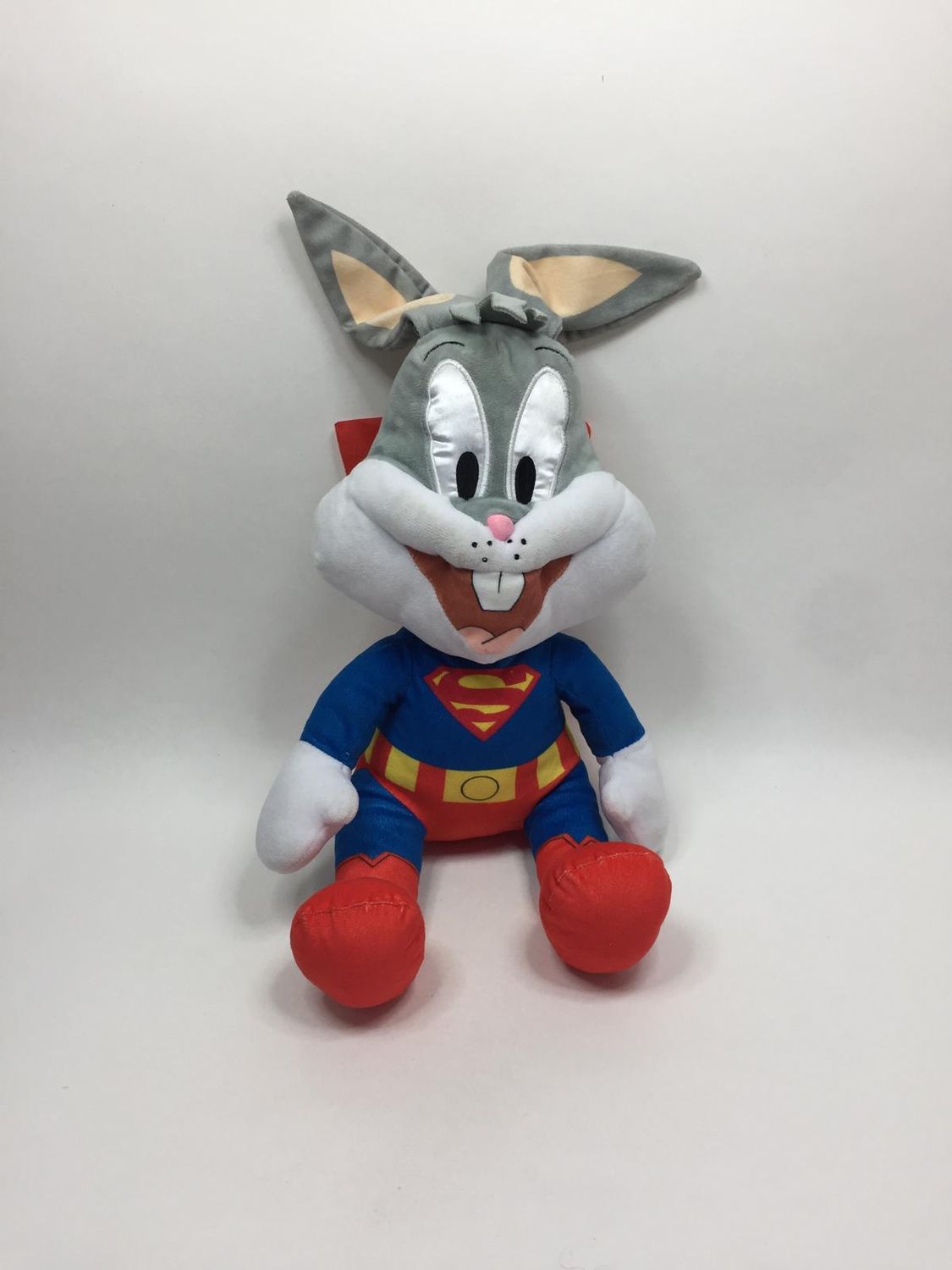 Bugs Bunny Hase als Superman 100. Jubiläum Warner Bros. Looney Tunes Knuffel sitzend 30 cm selten