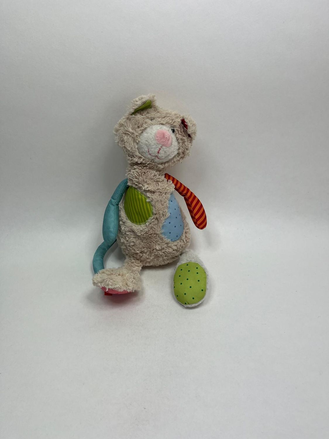 Katze Sigikid Patchwork stehend 28 cm selten