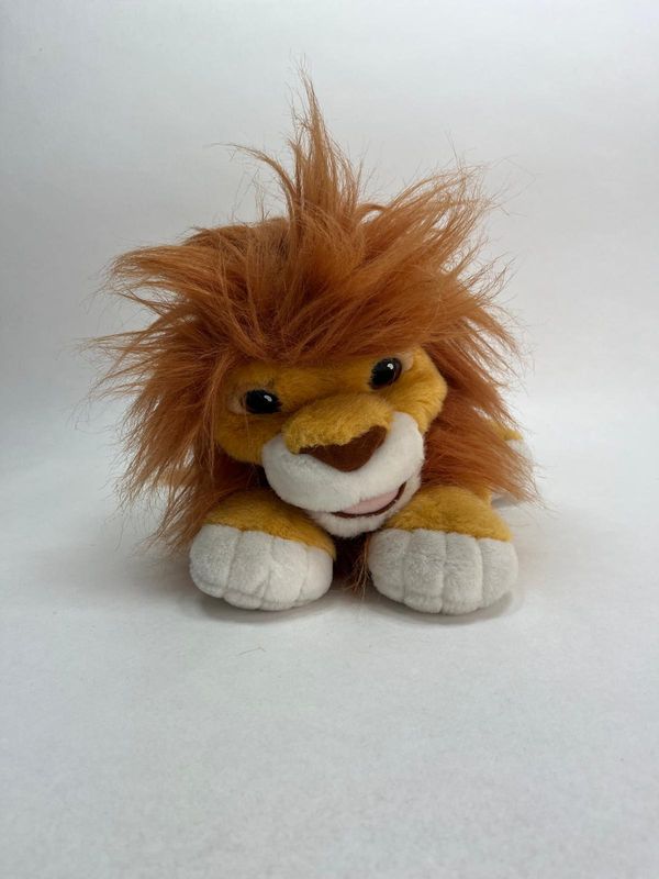 Disney Simba aus König Der Löwen mit Batterie liegend 50 cm Rarität Sammlerstück