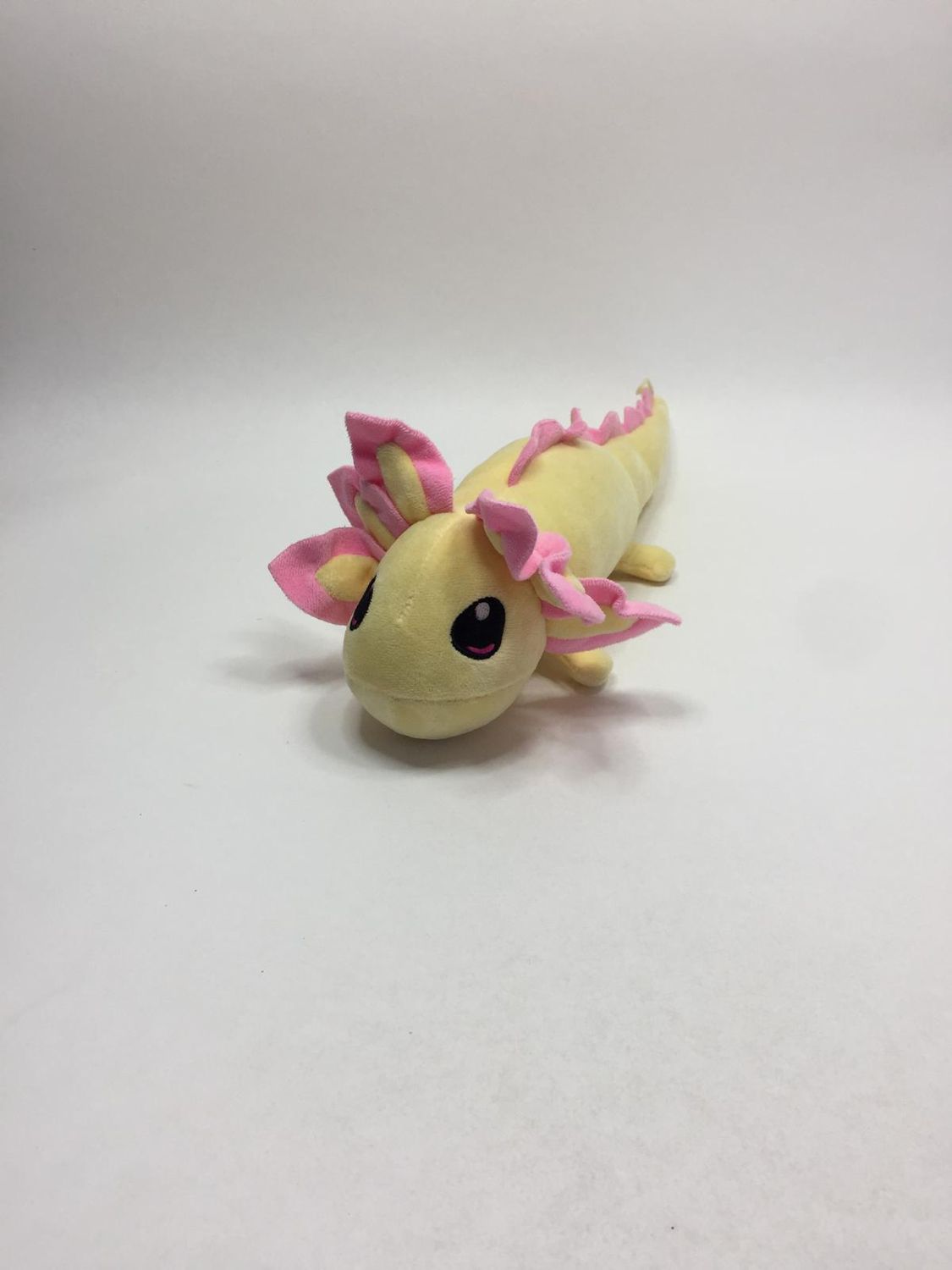 Axolotl Knuffel liegend 42 cm selten