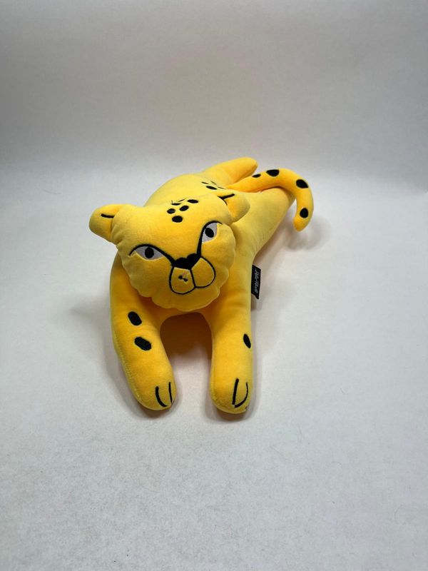 Leopard Gepard Helio Feretti liegend 50 cm Mega selten