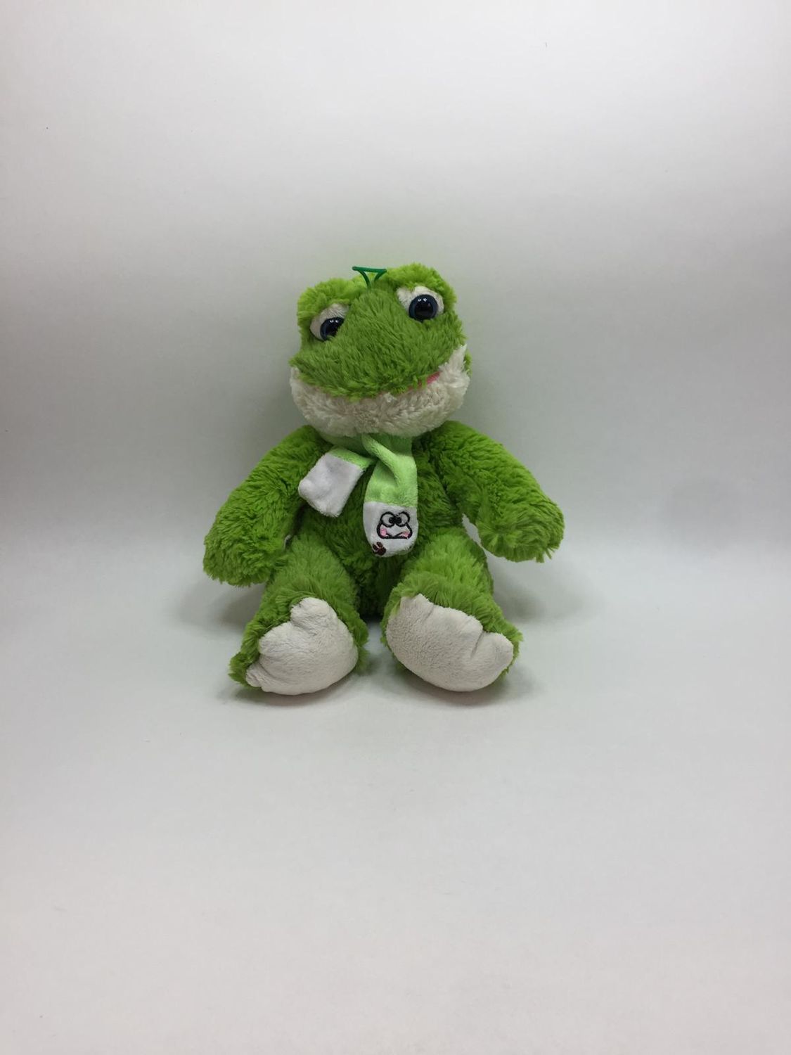 Frosch Rasehorn stehend 38 cm sehr selten