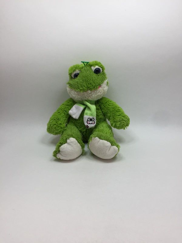 Frosch Rasehorn stehend 38 cm sehr selten